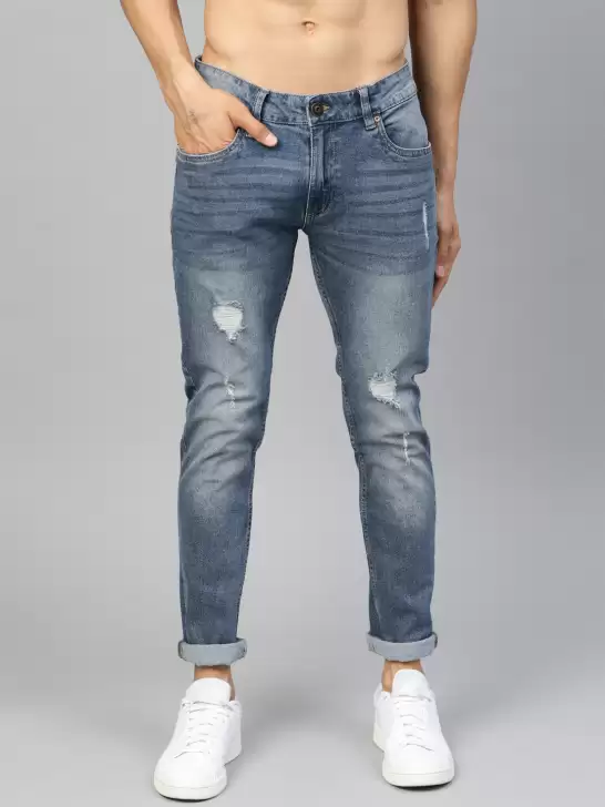 Men Tapered Fit Jeans - image 6