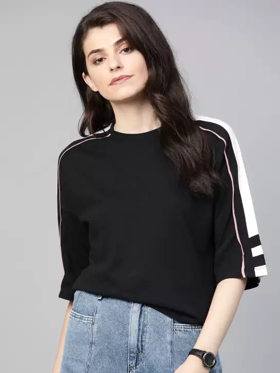 Relaxed Fit Round Neck T-shirt - image 6