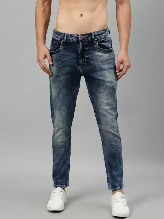 Men Slim Tapered Fit Jeans - image 6