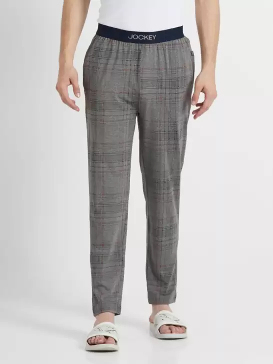 Men Checked Lounge Pants - image 6
