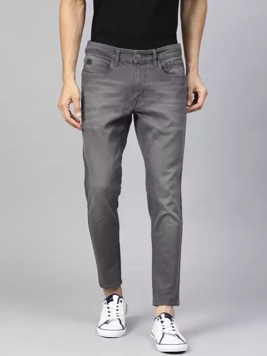 Men Skinny Fit Cropped Jeans - image 6