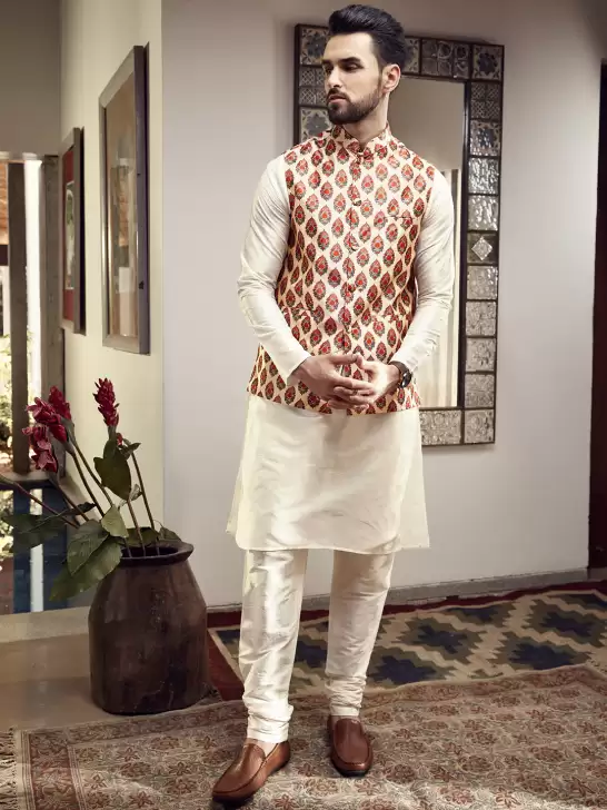 Men Kurta Set & Nehru Jacket - image 6
