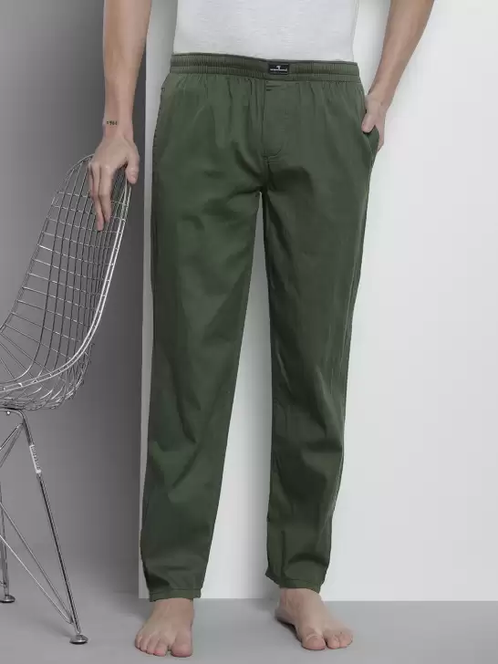 Men Solid Lounge Pants - image 6