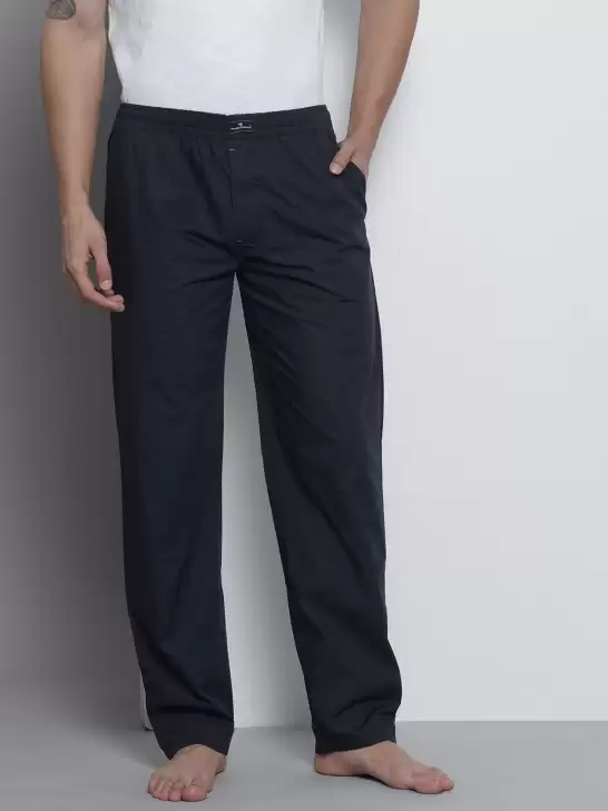 Men Solid Cotton Lounge Pants - image 6