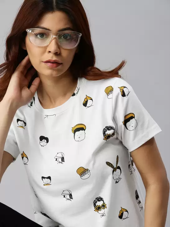 Cotton Quirky Print T-shirt - image 6