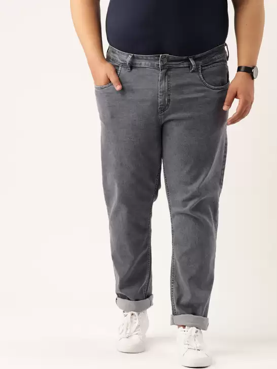 Men Plus Size Slim Fit Jeans - image 6