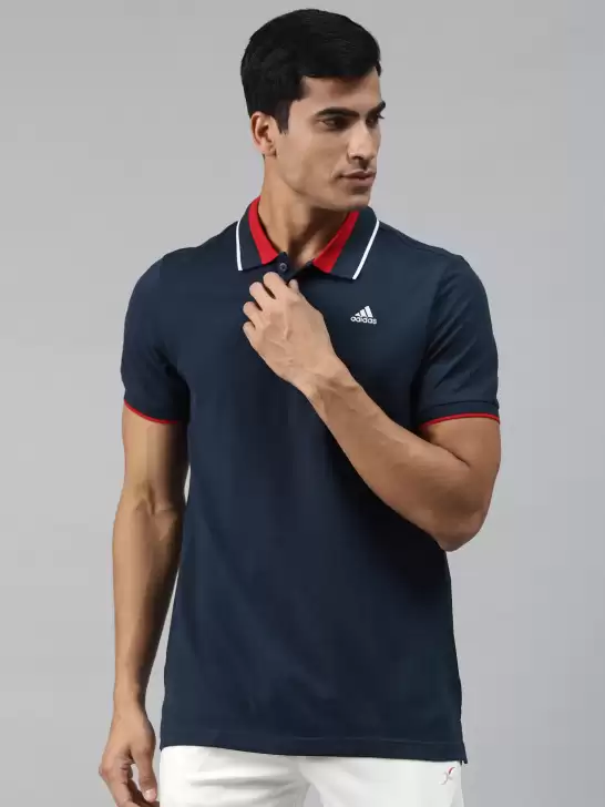 Men ESS Core Polo Cotton Pure Cotton T-shirt - image 6