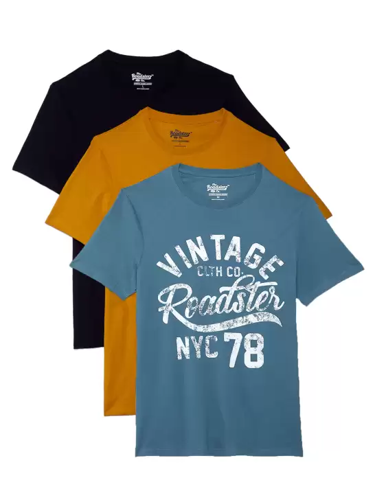 Men 3 Cotton Printed T-Shirt - image 6