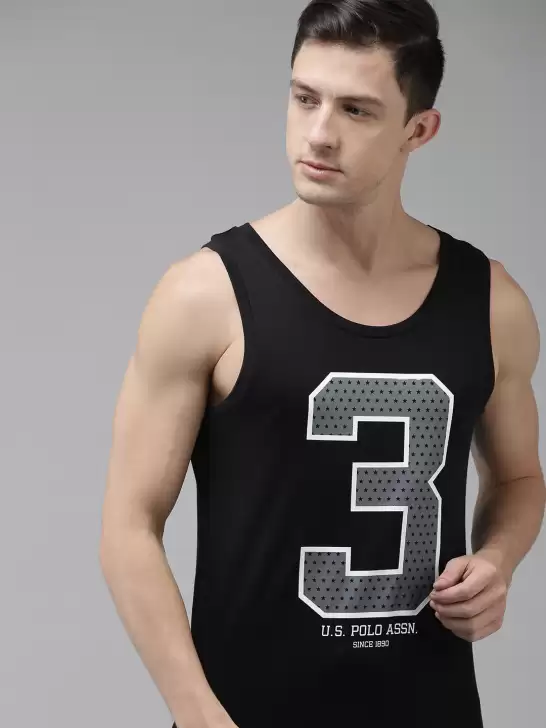 Men Printed Gym Vest - image 6