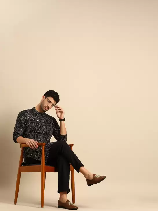 Men Pure Cotton Kurta Set - image 6