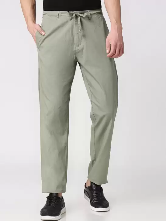 Men Cotton Regular Trousers - image 6