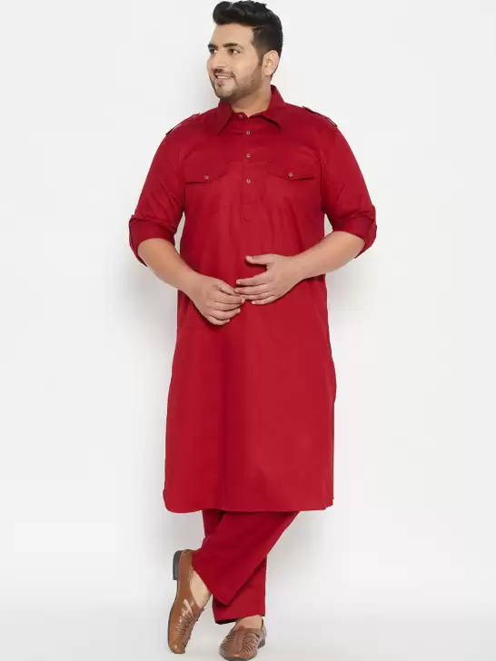 Men Pathani Kurta With Pyjamas - image 6