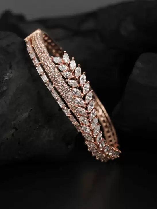 Women Studded Kada Bracelet - image 6