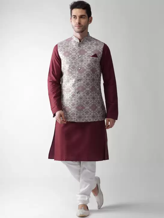 Men Kurta with Churidar - image 6