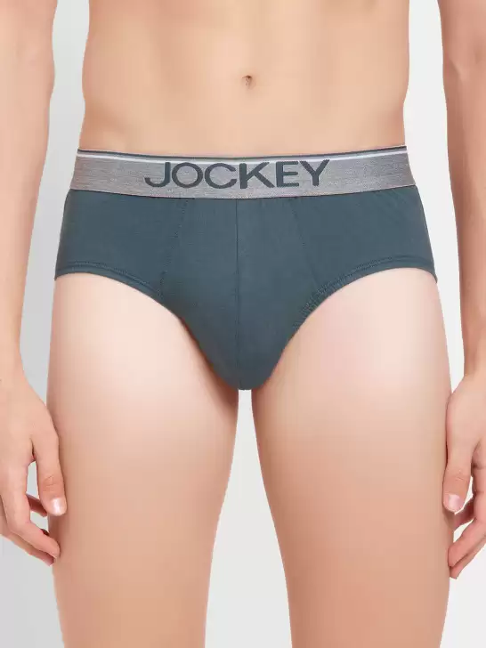Men Solid Cotton Basic Briefs - image 6