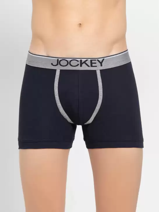 Men Solid Pure Super Combed Cotton Trunks - image 6
