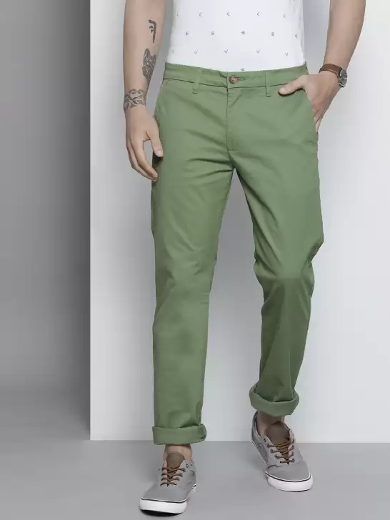 Men Slim Fit Trousers - image 6
