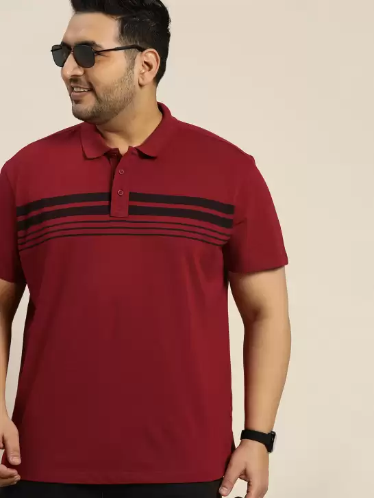 Men Plus Size Cotton T-shirt - image 2