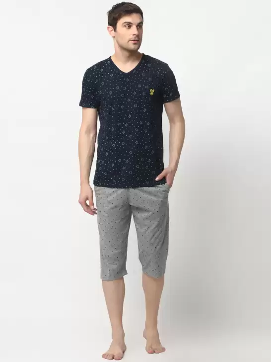 Men Cotton Blend Night Suit - image 6