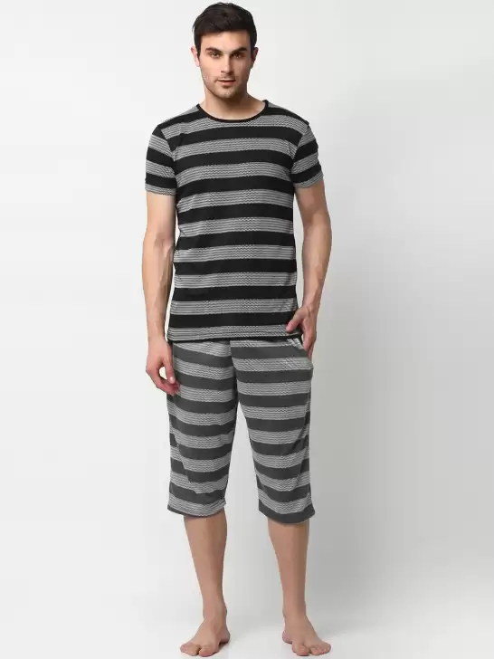 Men Pure Cotton Night Suit - image 6