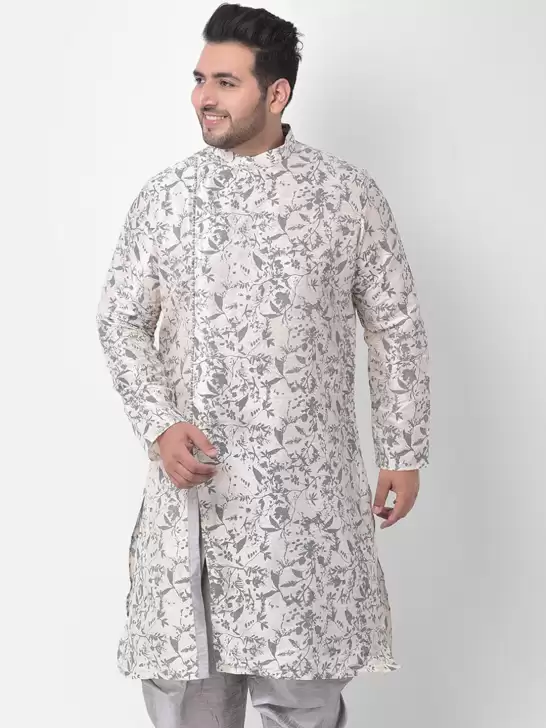 Men Floral Printed Kurta - image 6