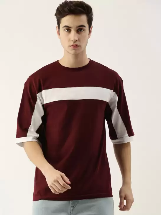 Men Striped Slim Fit T-shirt - image 6