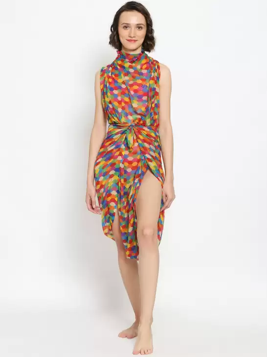 Women Printed Cover Up Sarong - image 6