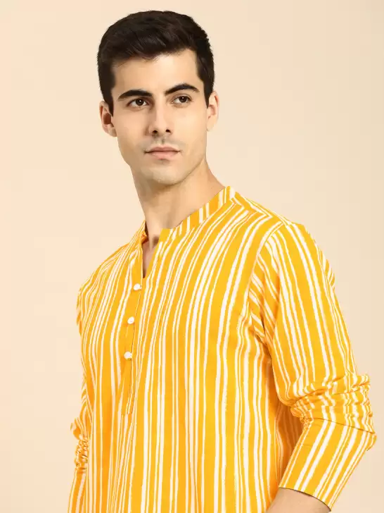 Men Printed Kurta - image 6