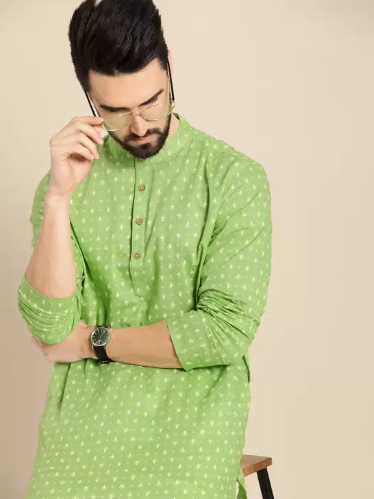 Men Ethnic Motifs Printed Kurta - image 6