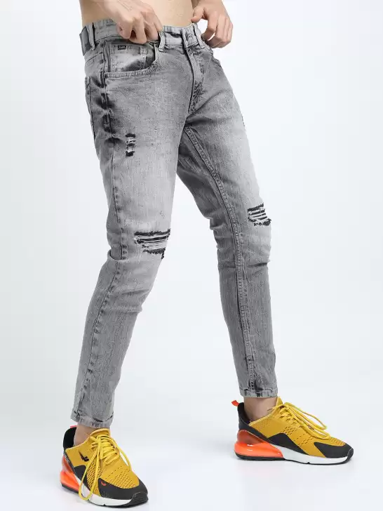 Men Tapered Fit Jeans - image 6