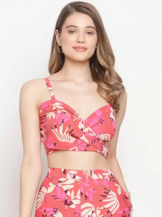 Women Printed Swim Tops - image 6