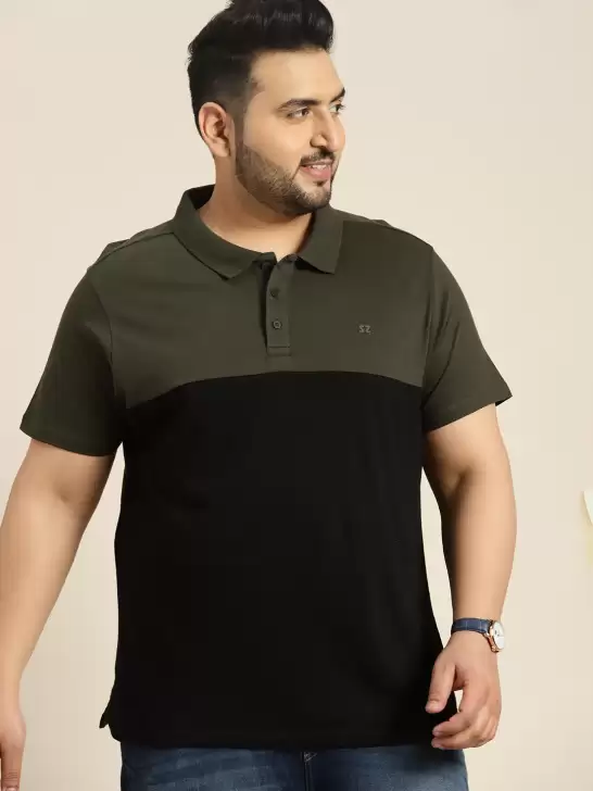 Plus Size Polo Collar T-shirt - image 6