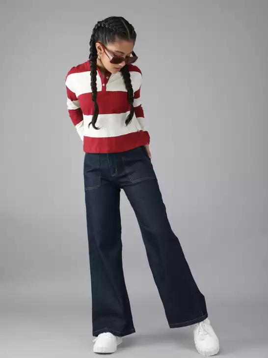 Teen Girls Wide Leg Jeans - image 6
