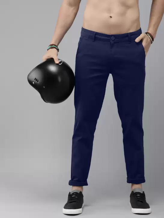 Men Tapered Fit Trousers - image 6