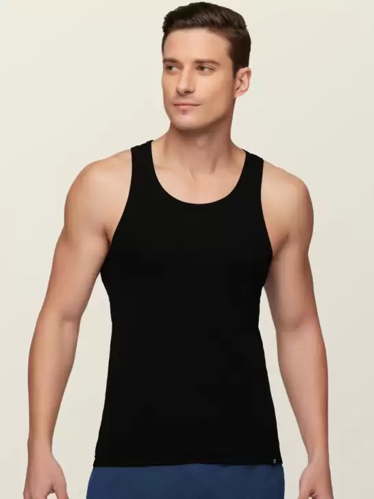 Men Solid Innerwear Vest - image 6
