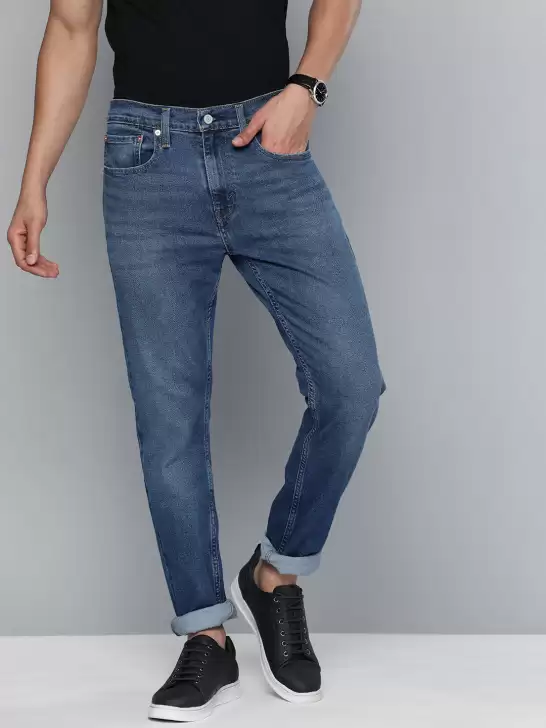 Men Tapered Fit High-Rise Jeans - image 6