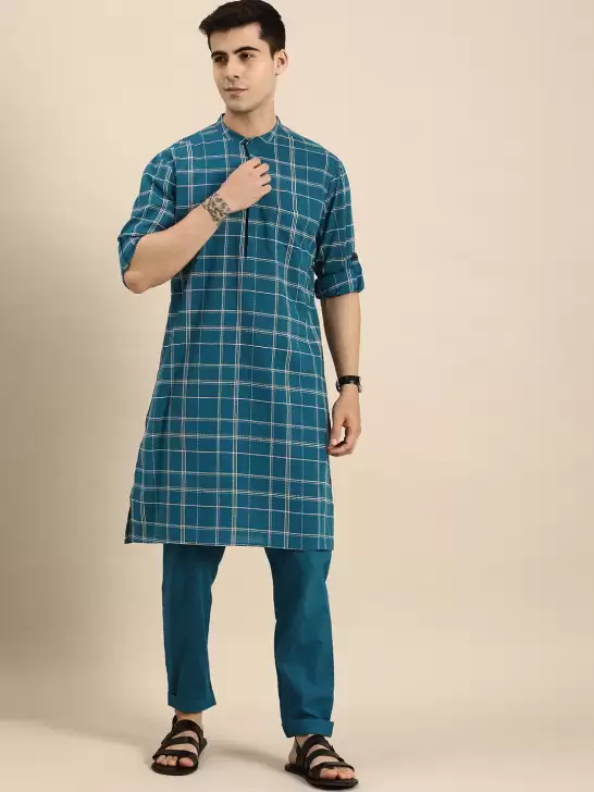 Men Kurta with Trousers - image 6