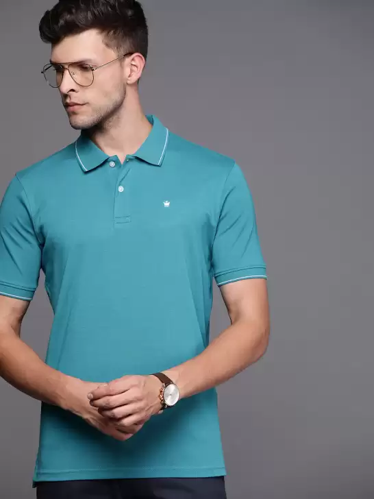 Men Polo Collar Cotton T-shirt - image 6