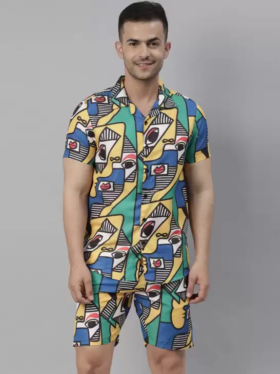 Men Printed Night Suit - image 6