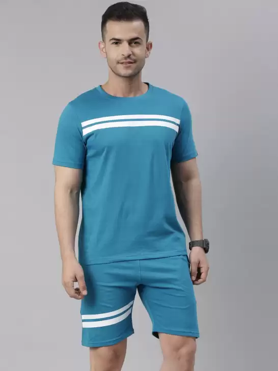 Men Striped Night Suit - image 6