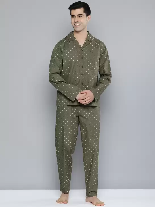 Men Printed Night suit - image 6