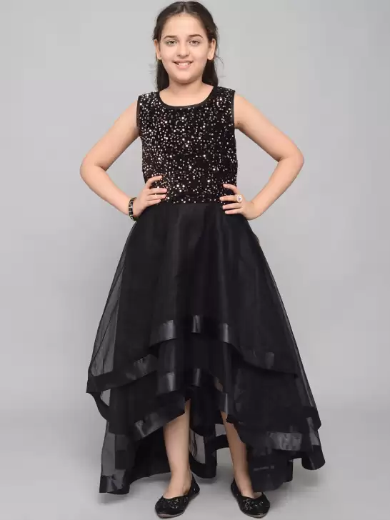 Embellished Net Maxi Dress - image 6