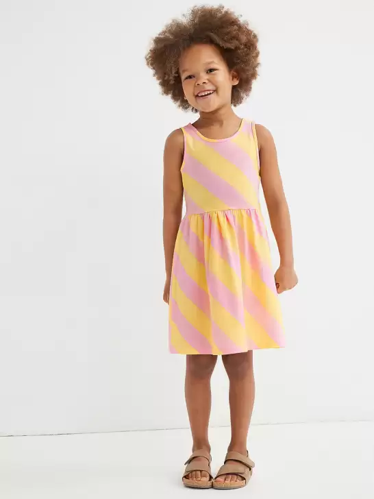 Girls Cotton Jersey Dress - image 6