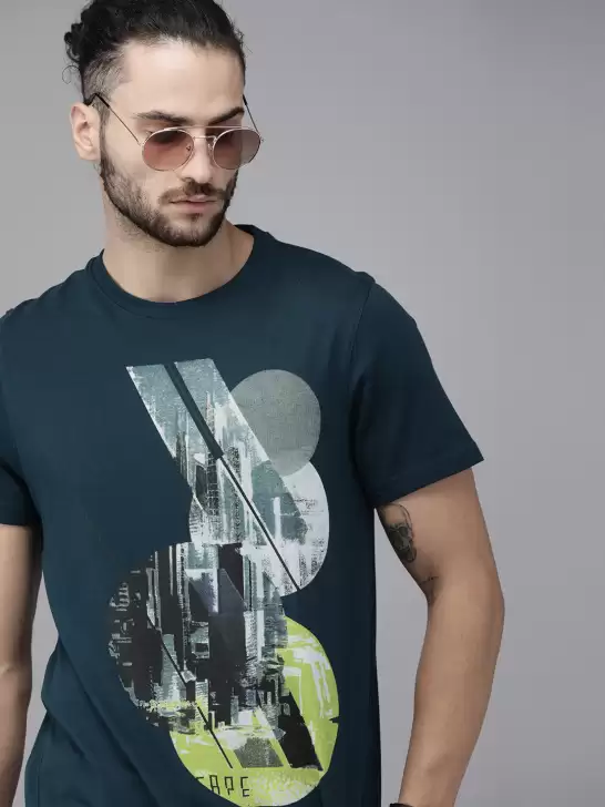 Graphic Printed Cotton Pure Cotton T-shirt - image 6