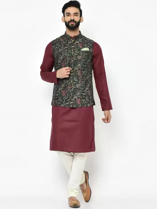 Men Kurta with Churidar - image 6