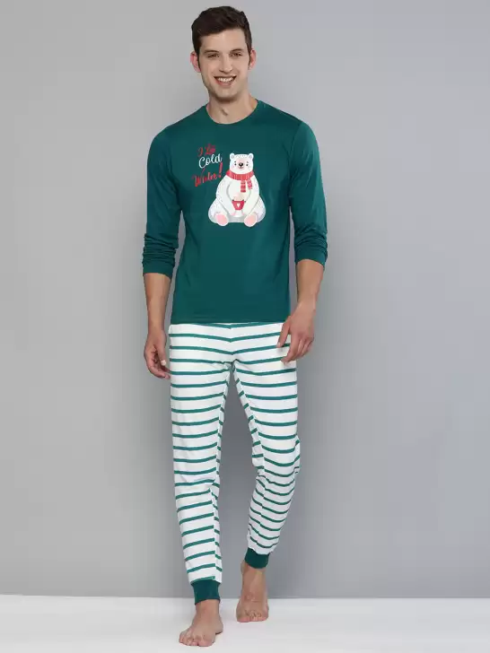 Men Printed Night suit - image 6
