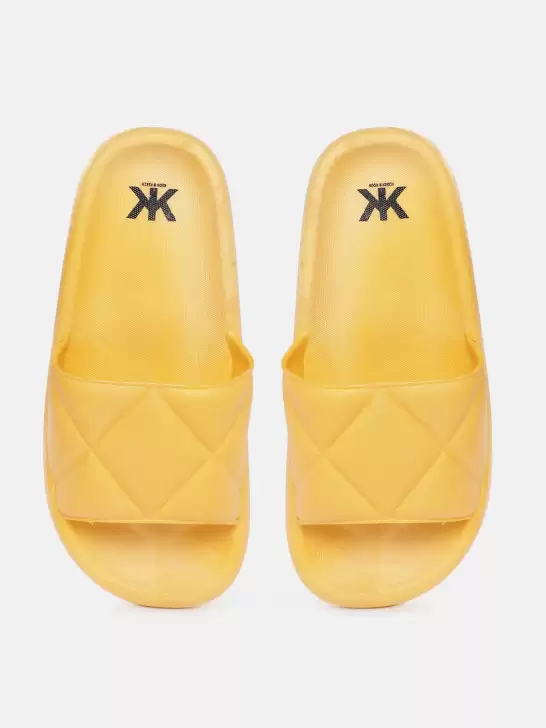 Women Quilted Detail Sliders - image 6