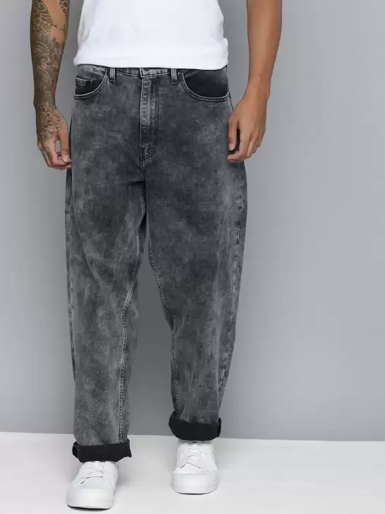 Men Baggy Tapered Fit Jeans - image 6