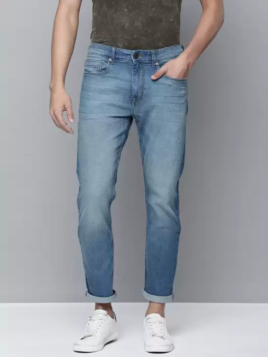 Men Slim Tapered Fit Jeans - image 6