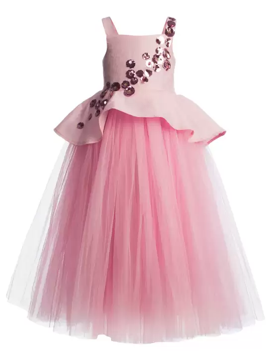 Floral Net Maxi Dress - image 6